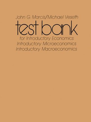 cover image of Test Bank for Introductory Economics